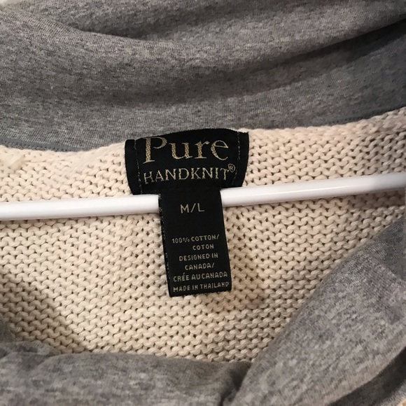 Pure hand knit sweater - Picture 4 of 4